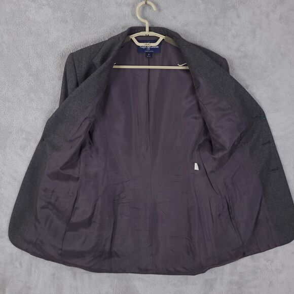 Ralph Lauren Wool Cashmere Blazer Womens Sz 6 Single Breasted Union Made In USA - Picture 7 of 14